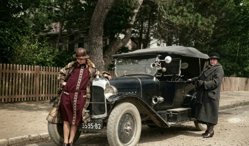 Archive historique : Avril 1925 magnifique Photographie des Années Folles qui capture tout le charme...