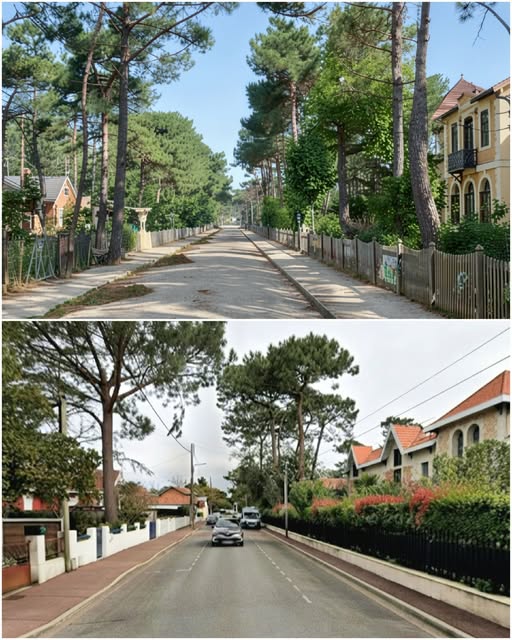Archive historique : Vers 1930 L'avenue Saint-Dominique relie le boulevard de la Côte d'Argent à...