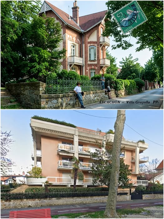 Archive historique : Vers 1900 Villa Graziella angle 14 avenue Nelly Deganne/ Nathaniel Johnston La...