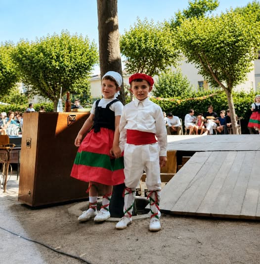 Archive historique : Vers 1967 à la Maternelle saint Ferdinand d’Arcachon fête jolie fête de fin...