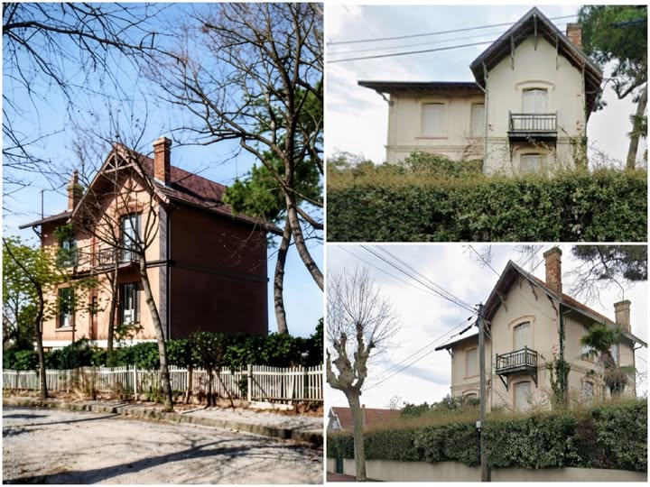 Archive historique : Vers 1905 Villa Jeanne d'Arc 13 avenue de Mentque Ville d'Hiver Arcachon. La...
