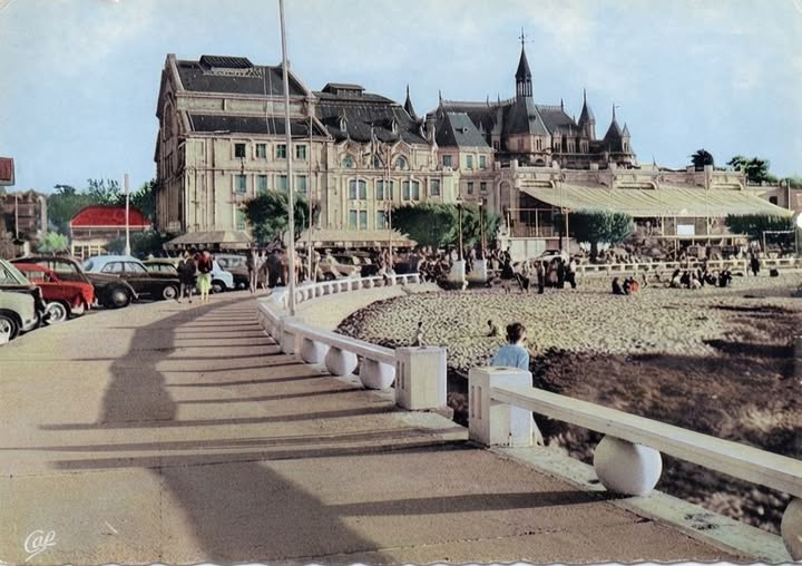 Archive historique : Années 60 Arcachon Plage vers le Casino