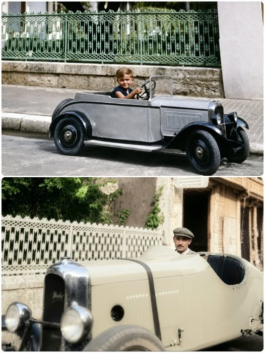 Archive historique : 2 Photographies en 1930, le papa de Thierry Gajac à l'âge de 5 ans dans sa...
