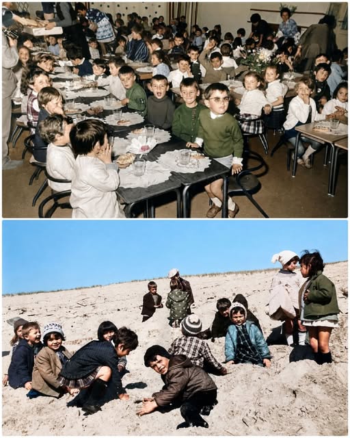 Archive historique : L'enfance à Arcachon école Saint-Ferdinand en 1966 avec Thierry Gajac ​entre la...