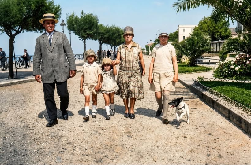 Archive historique : Il y a un siècle, sur le boulevard promenade à Arcachon.