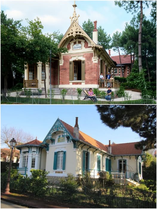 Archive historique : Vers 1910 Villa La Joconde 14 allée Charles Rhôné, Ville d'Hiver. Cette villa a...