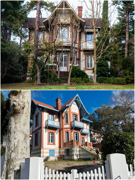 Archive historique : Vers 1910 Villa Vasco De Gama (Feridje) 13 allée des Dunes Ville d'Hiver. Cette...