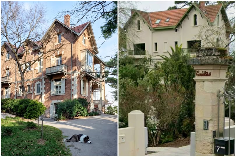 Archive historique : Vers 1915 Villa Velleda 9 allée Alexandre Dumas Arcachon Ville d'Hiver. Le...