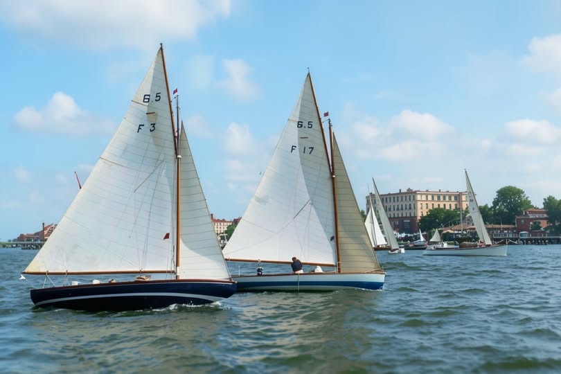 Archive historique : Vers 1910 Régate Arcachon