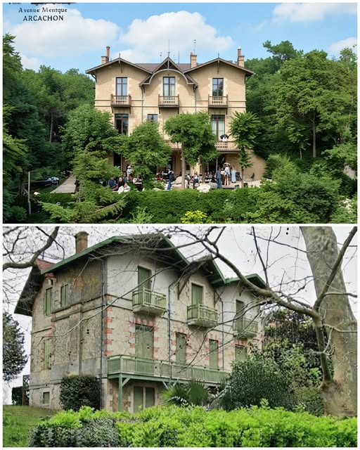 Archive historique : Villa Marfred 28 avenue de Mentque et façade sud 2 avenue Rapp Elle s'appela...