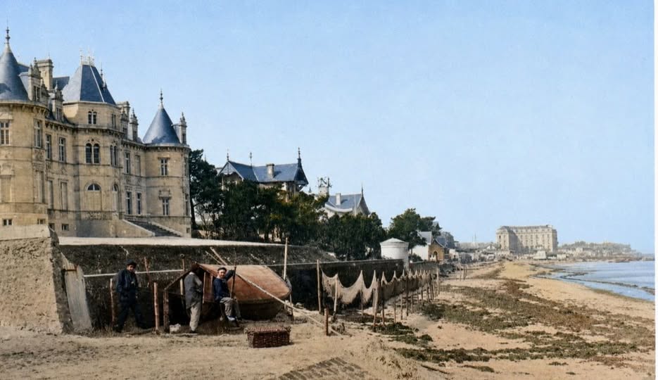 Archive historique : Cette photographie représente le célèbre Château Deganne, édifié à partir de 1853...