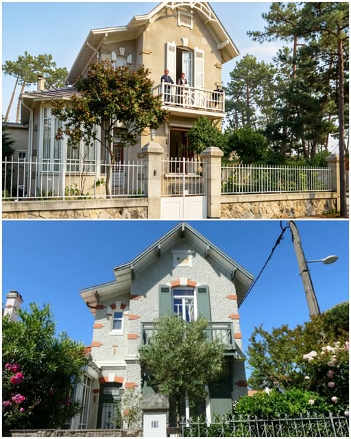 Archive historique : Vers 1920 Villa Jacques 99 boulevard Deganne Arcachon, elle est située à l'angle...
