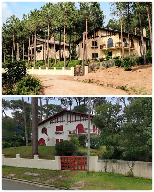 Archive historique : Vers 1930 Villa Jeanne Lanvin 20-22 avenue de La Forêt La Teste-de-Buch Pyla Les...