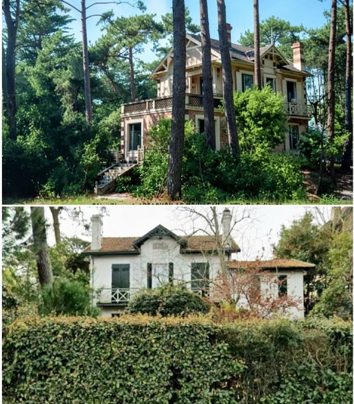 Archive historique : Vers 1925 Villa Ma Guitoune (autrefois Régina Angelorum) Le Moulleau....
