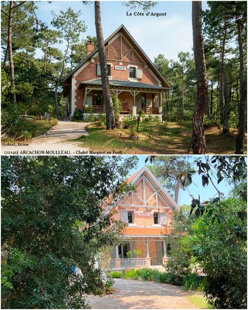 Archive historique : Vers 1920 Villa Margaret 13 allée Gabriele d'Annunzio Le Moulleau Arcachon. En...
