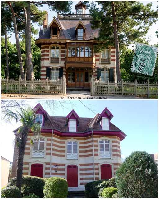 Archive historique : Vers 1900 Villa Sainte-Marie Fondation Kastrioti Villa Virginia 28 avenue...