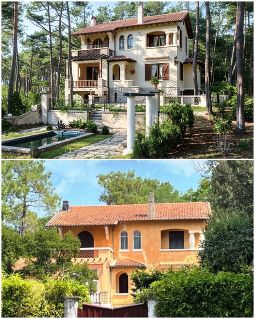 Archive historique : Vers 1930 Villa Bernet 5 allée des Arbousiers Arcachon le Moulleau. En 1934,...