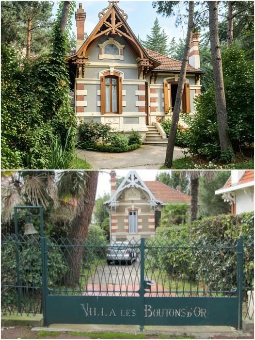 Archive historique : Vers 1910 Villa Les Boutons d'Or 18 avenue de Mentque Ville d'Hiver. La villa a...