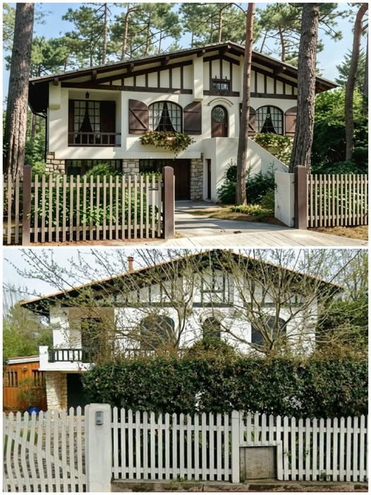 Archive historique : Vers 1930 Villa Laketchéa 22 avenue de Montaut Le Moulleau Arcachon. La villa a...