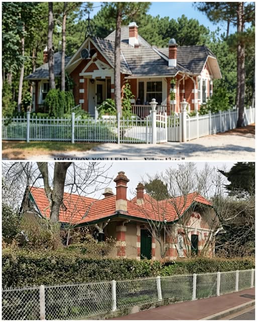 Archive historique : Vers 1910 Villa Élyse 24 avenue de Montaut Le Moulleau Arcachon. Une petite...