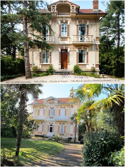 Archive historique : Vers 1900 Villa Blanche 11 allée du Docteur Fernand Lalesque Ville d'hiver. Elle...