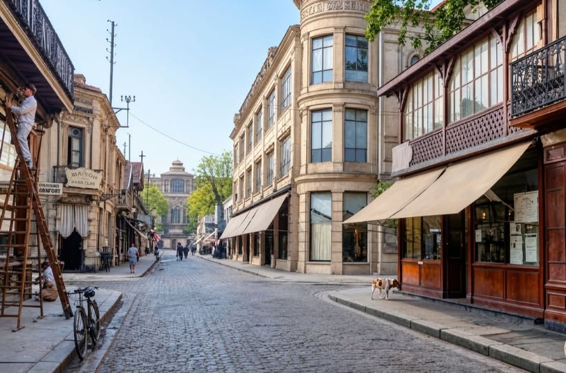 Archive historique : Vers 1910 rue de Lattre de Tassigny Arcachon