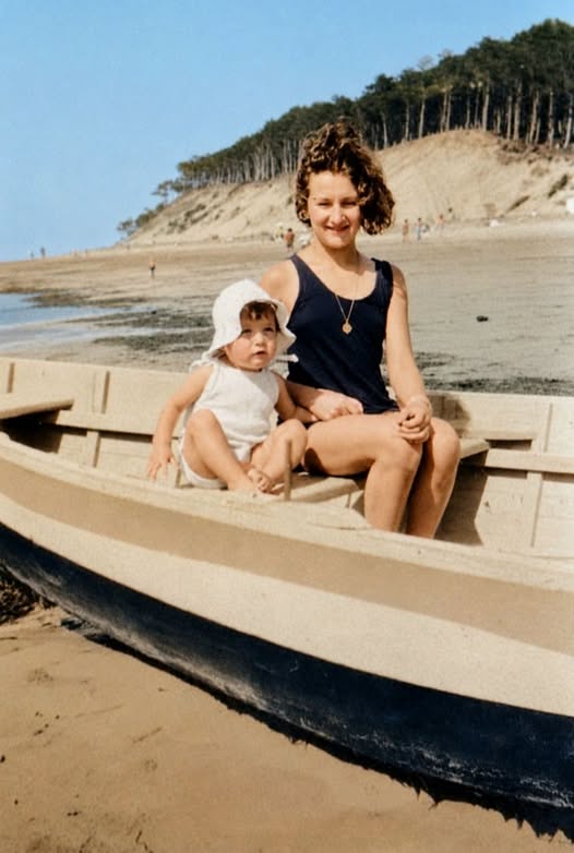Archive historique : capturé sur le sable un beau jour de 1931. Arcachon , aux Abatilles ou océan, ce...