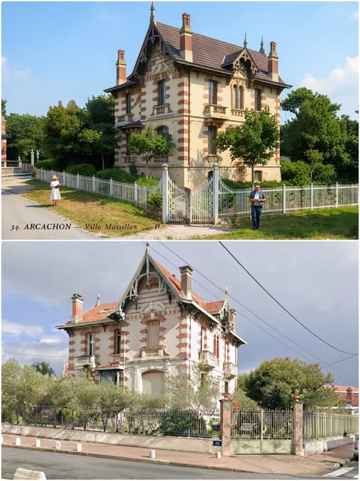 Archive historique : Vers 1909 Villa Massillon18 avenue Gounod Arcachon. Elle a été nommée ainsi pour...